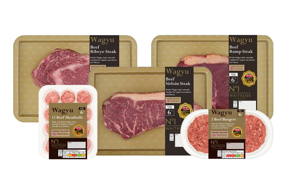 Waitrose Wagyu beef products