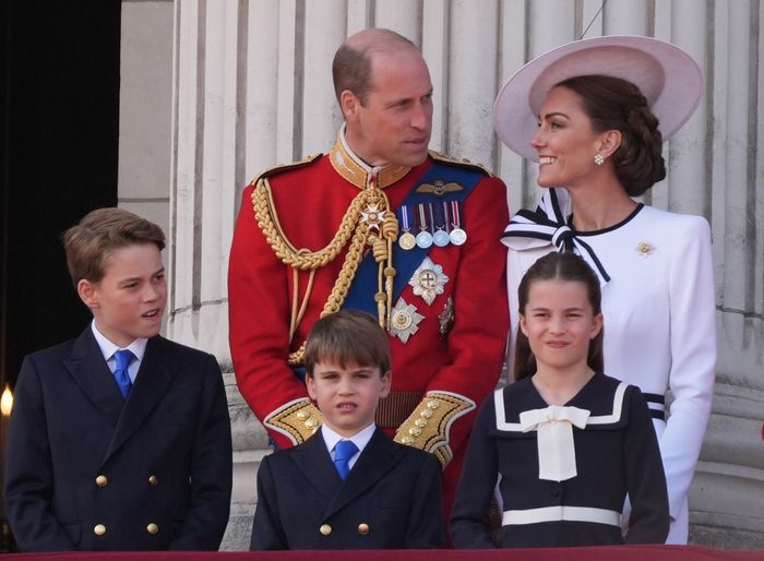 Wales family at Trooping the Colour