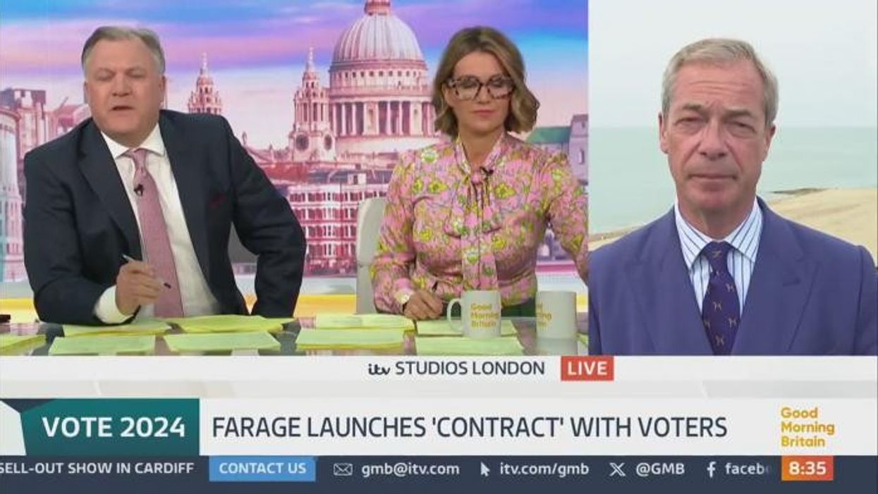 ITV GMB 'bullying' row erupts as fans applaud Farage after 'biased' grilling: 'Disgraceful from presenters!'