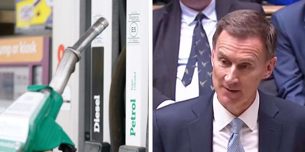 Cost of filling up car surges by £2 in three weeks as Jeremy Hunt pressured  to freeze fuel duty in Budget
