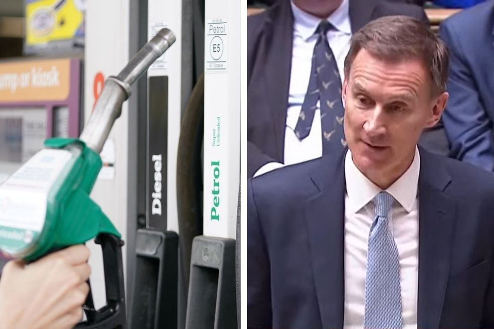 Cost of filling up car surges by £2 in three weeks as Jeremy Hunt pressured  to freeze fuel duty in Budget