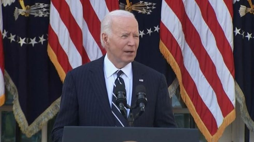 Biden blasted after bizarre 'hit in the head' response to securing Israel-Hamas hostage deal