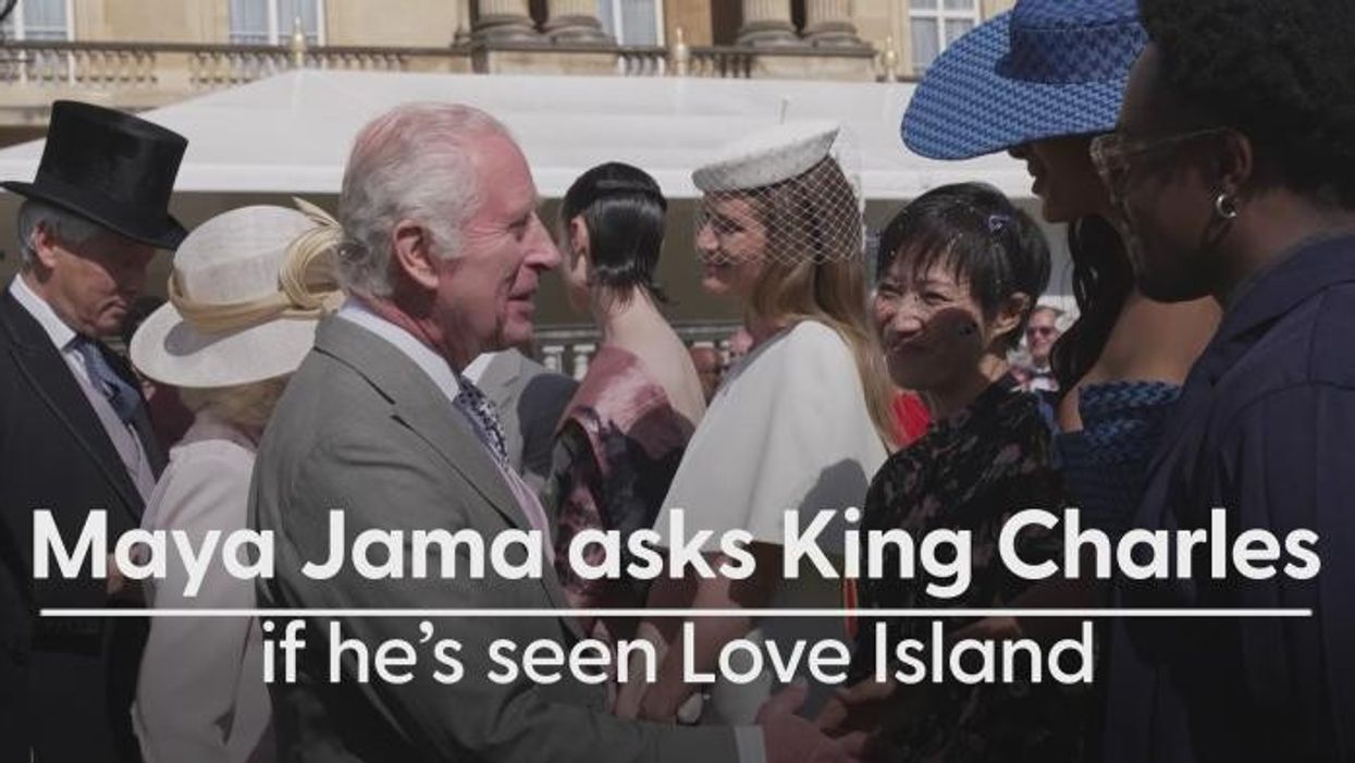 King Charles left baffled by Maya Jama interaction at Buckingham Palace garden party
