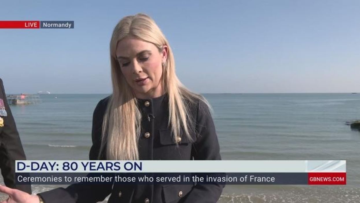 Moment veteran breaks down in tears as he shares poignant message on D-Day anniversary
