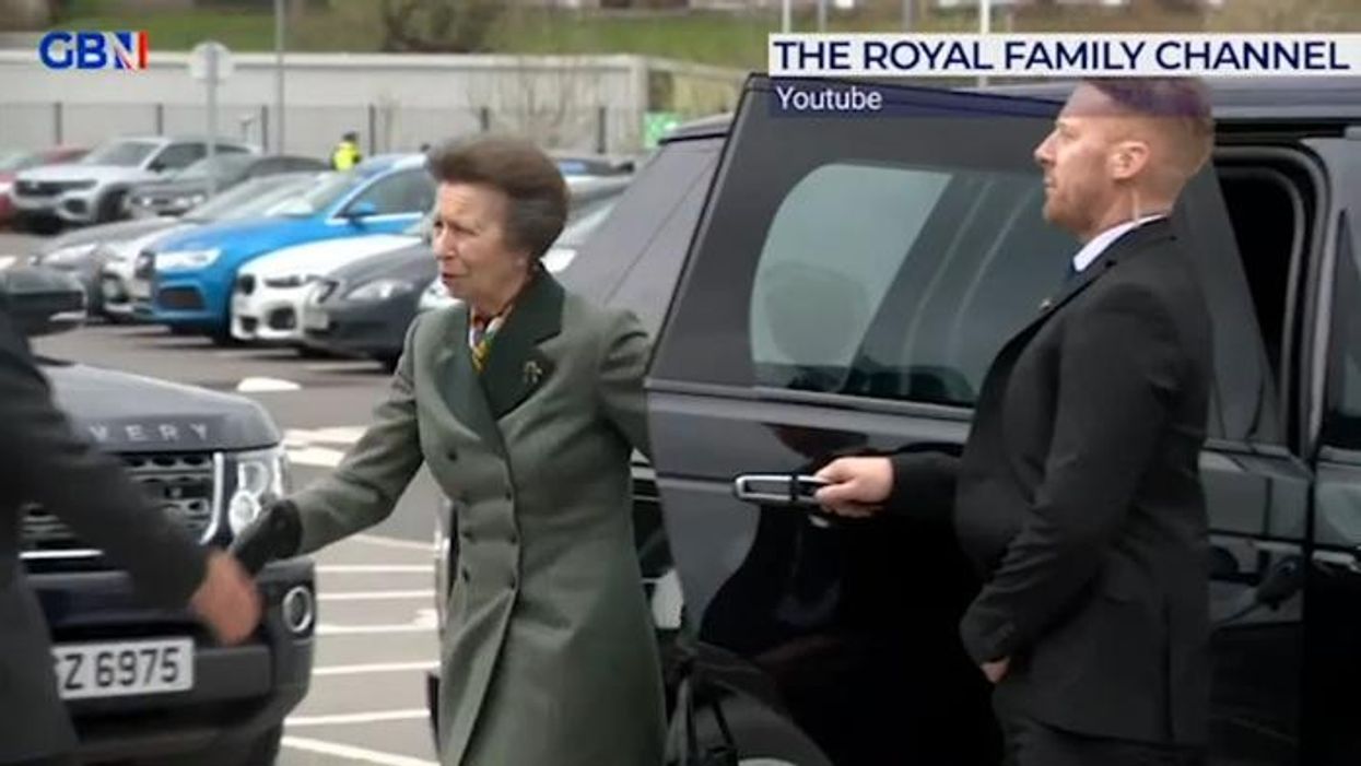 Princess Anne meets with her godson Haakon, Crown Prince of Norway on overseas trip