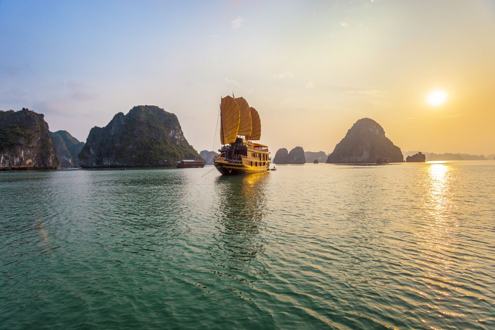 Water at Halong Bay, Vietnam