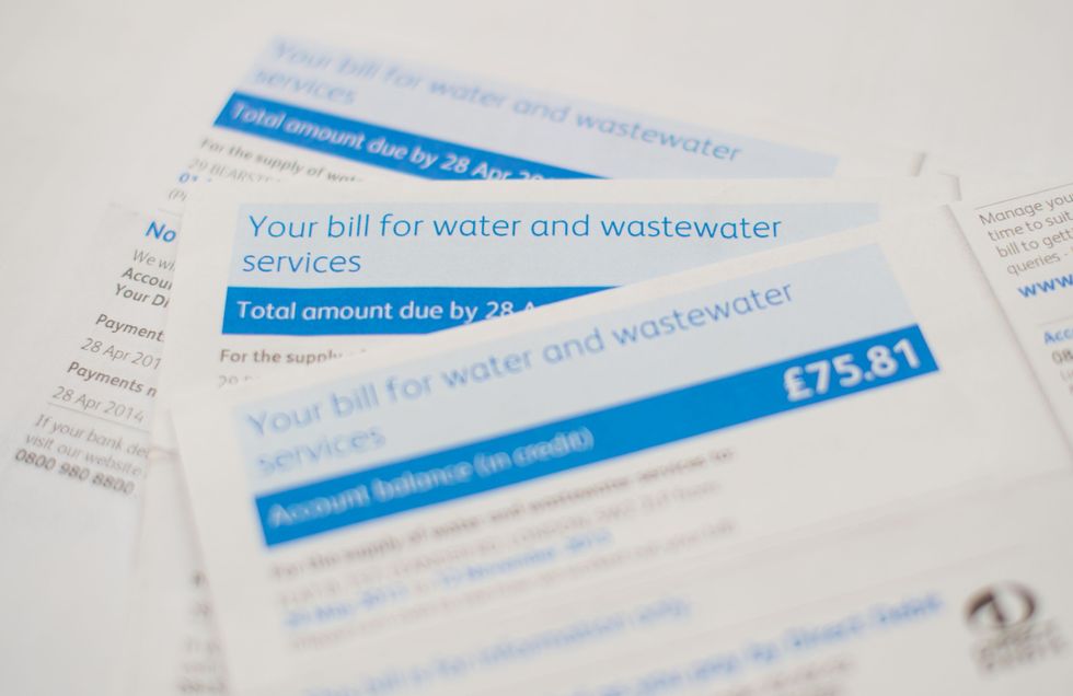 Water bills