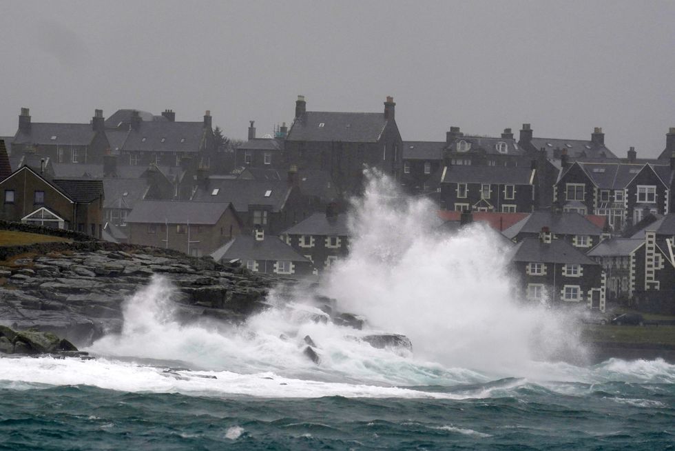 Waves by the coast