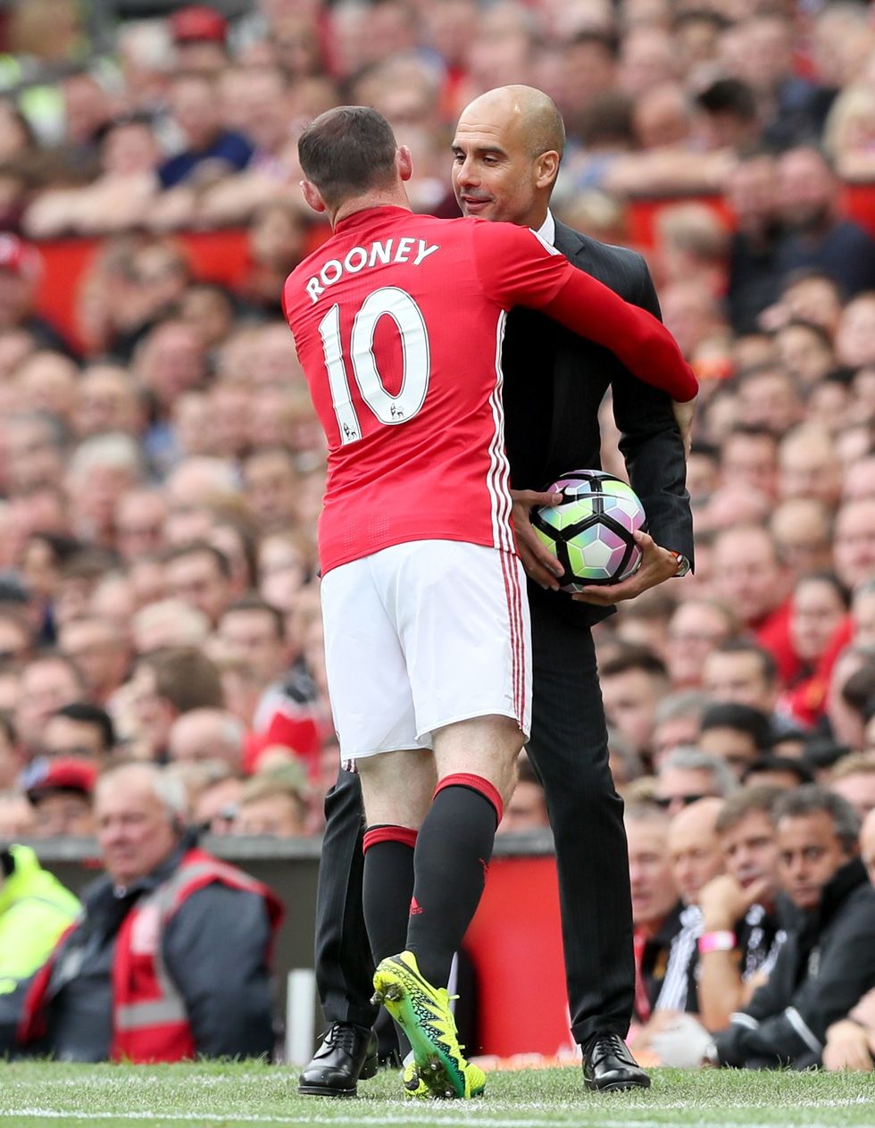 Wayne Rooney Pep Guardiola