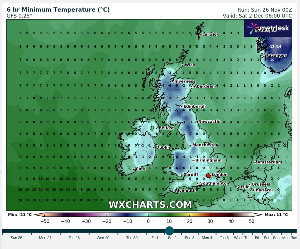 UK snow forecast Met Office confirms snow TOMORROW away as UK