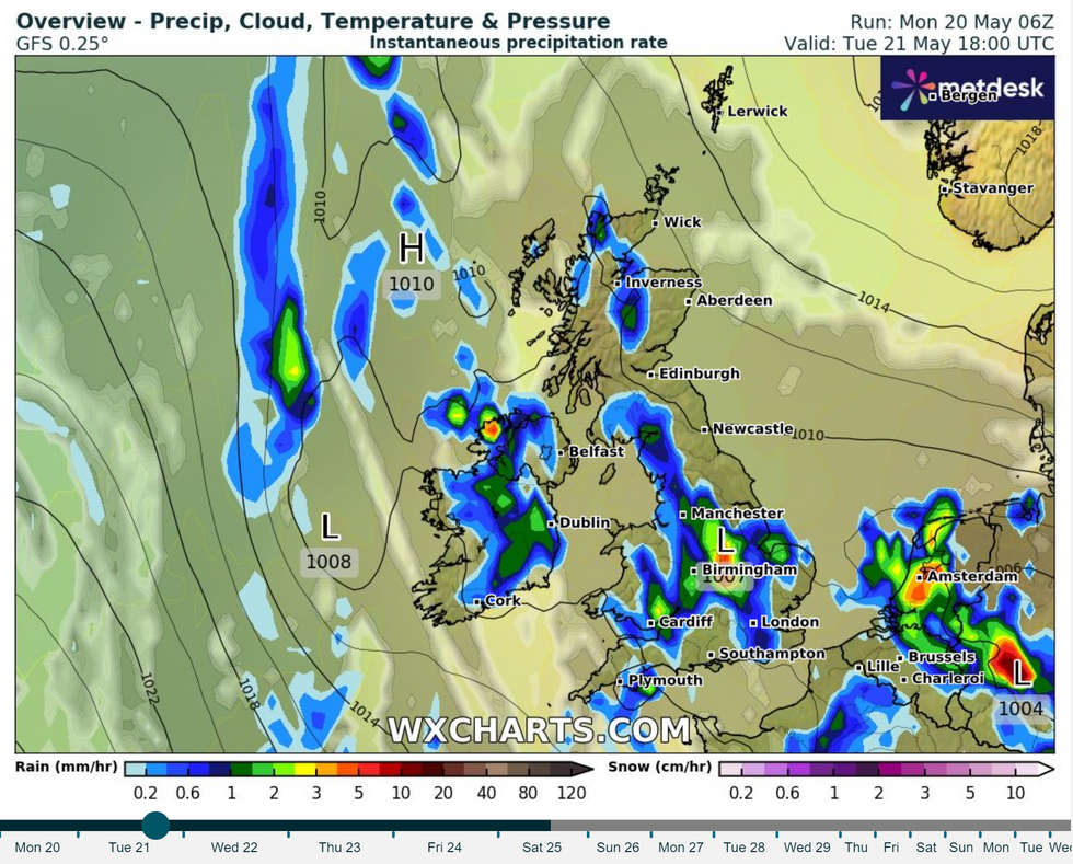 Weather map