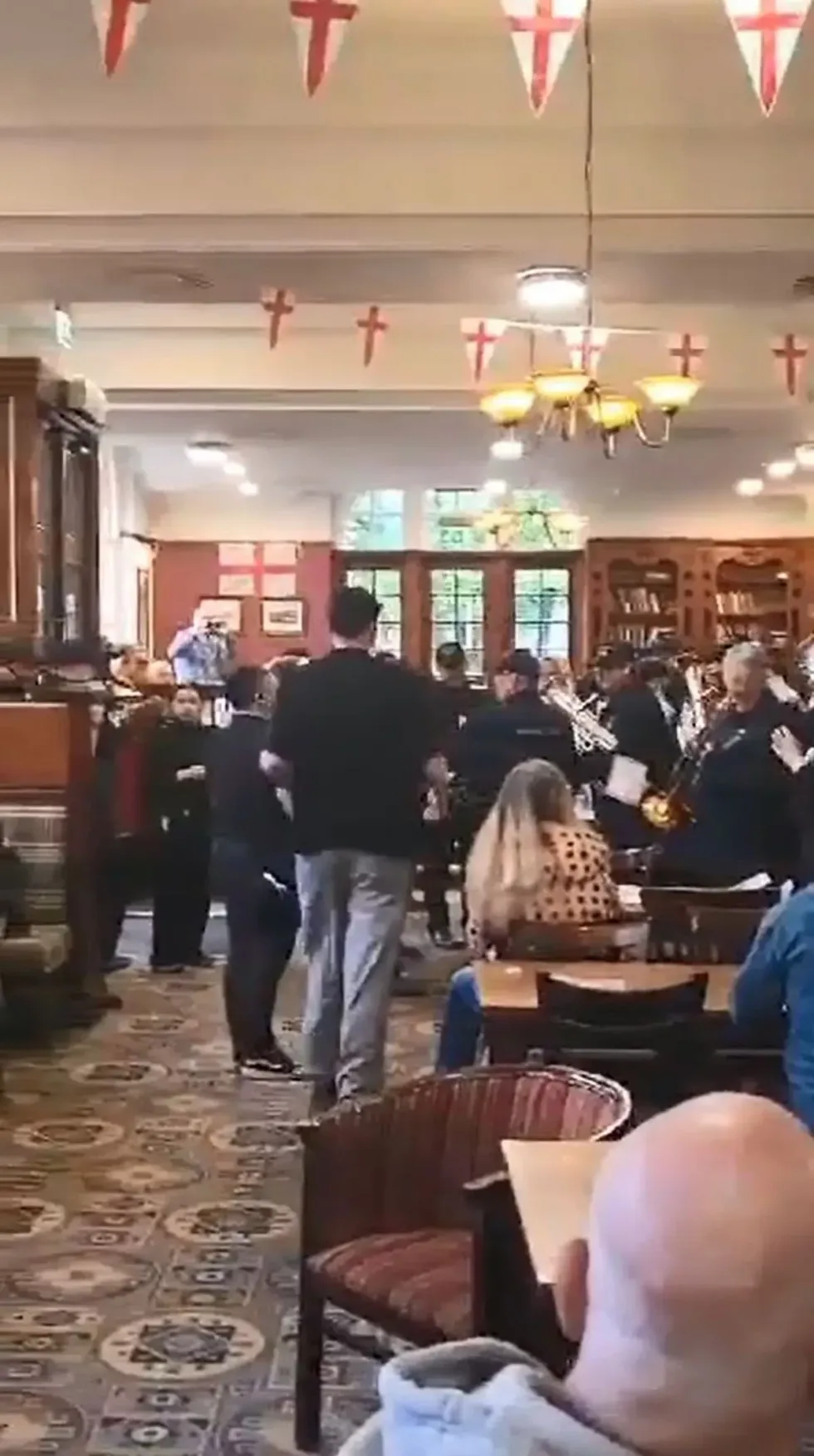 Wetherspoons kicks out brass band performing old war songs after D Day event
