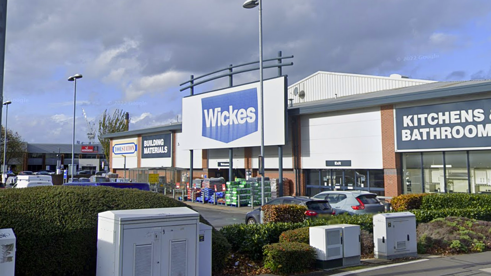 Wickes store on Farnham Road, Slough