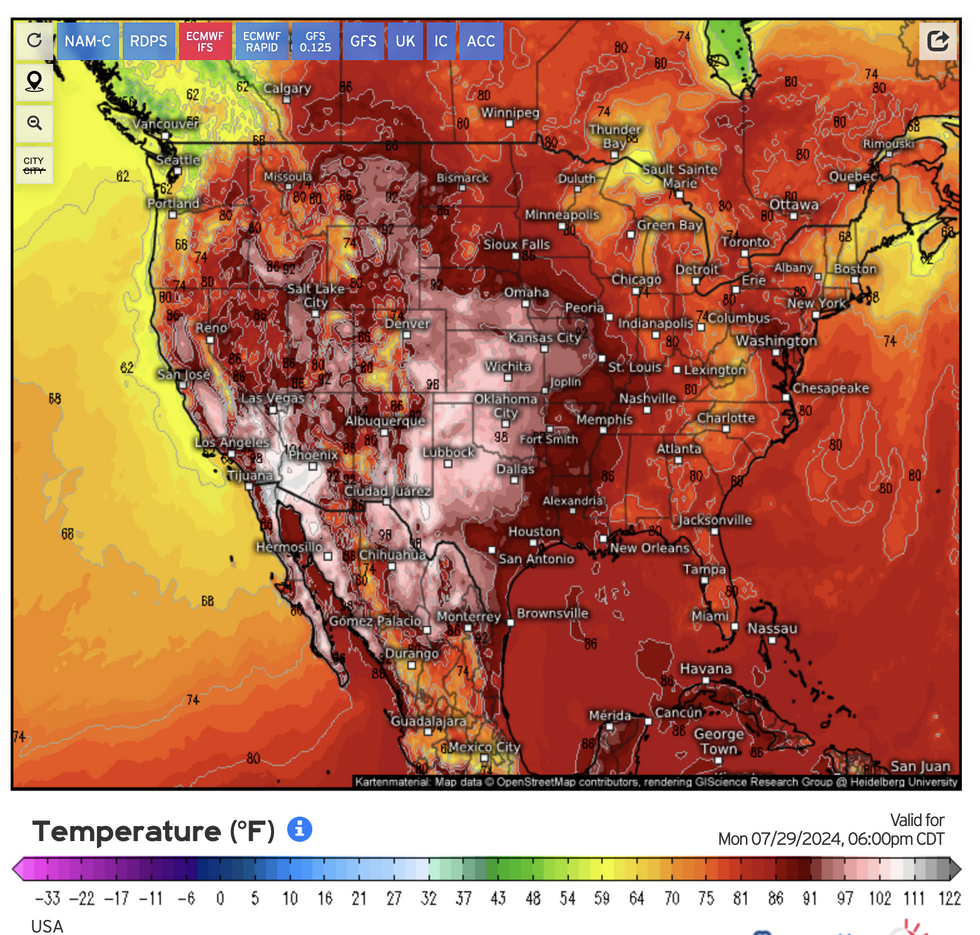 US weather: Wildfires rage across America as officials issue warning to ‘stay indoors’