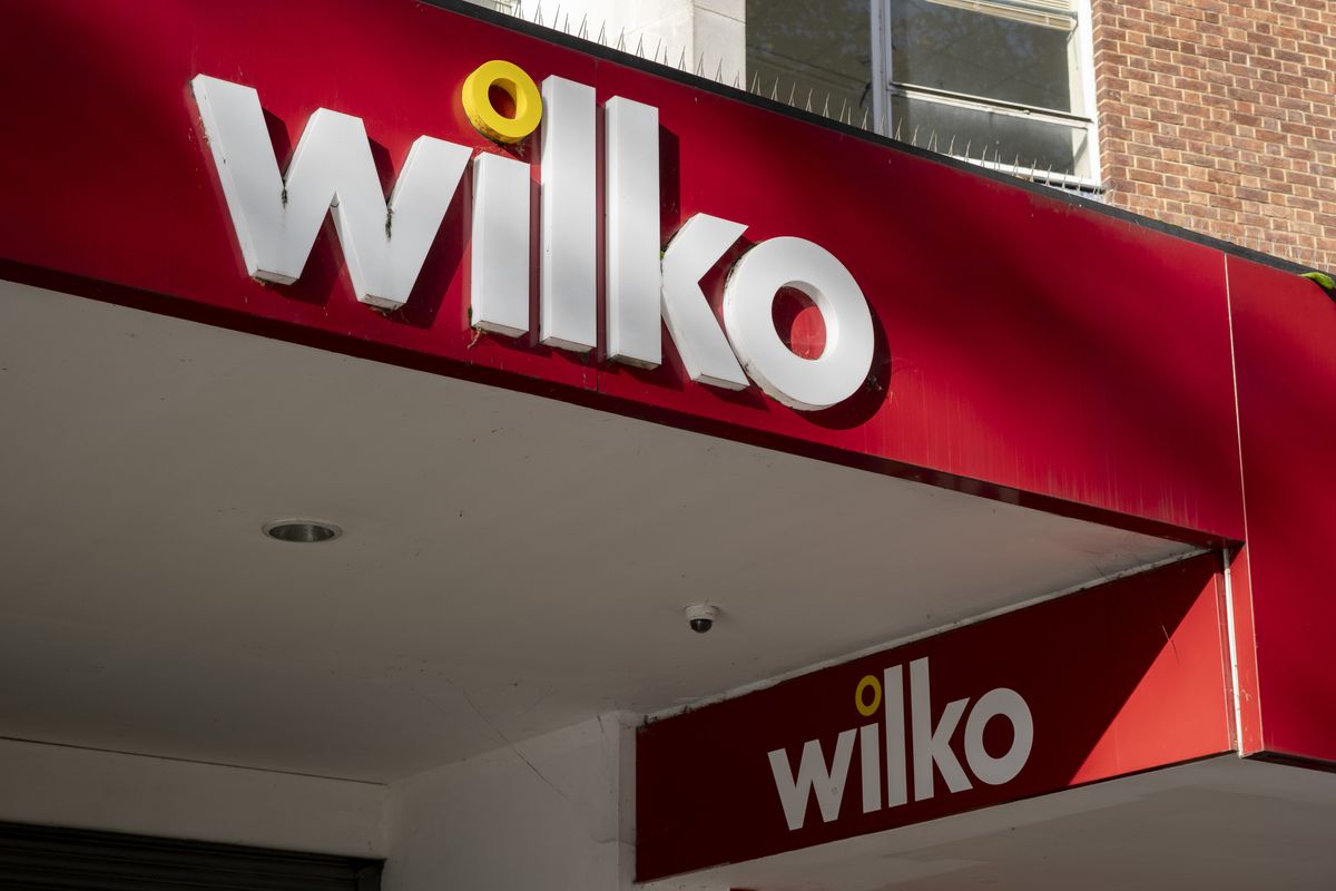 Wilko logo outside of store