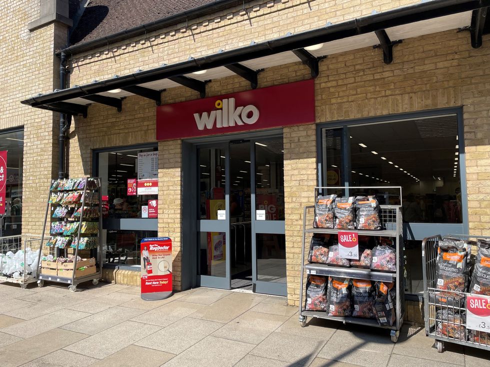 Wilko store front in Cambridgeshire