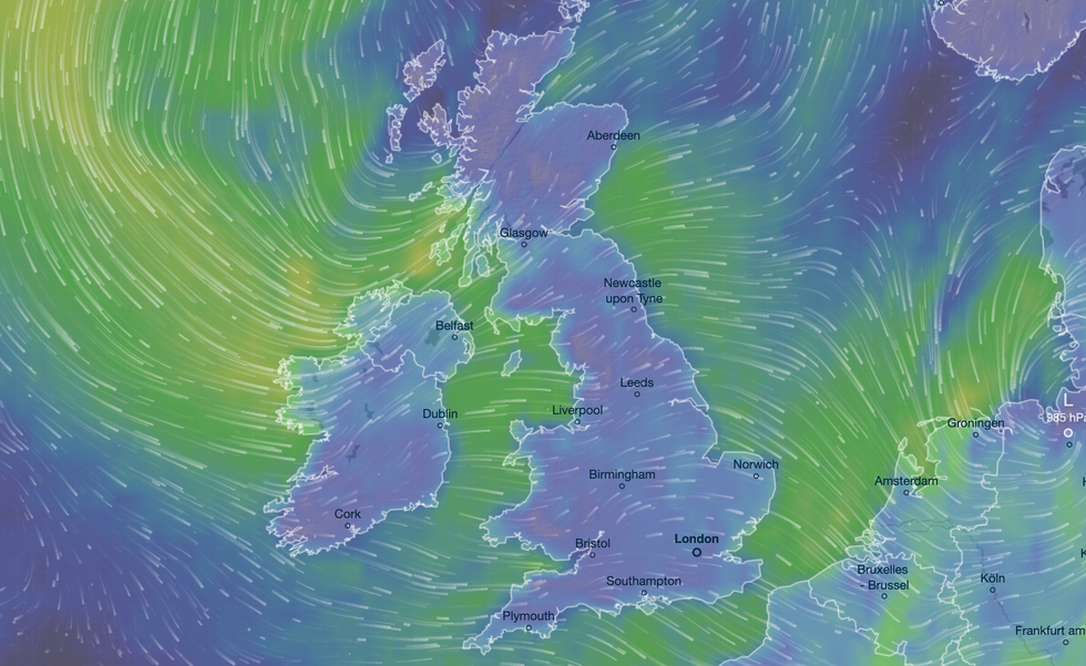 Windy conditions