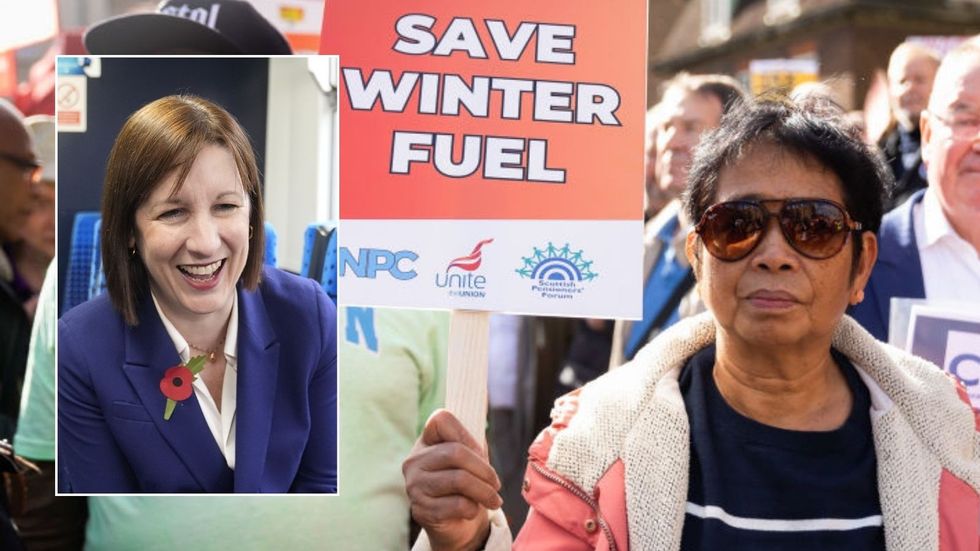 Winter Fuel Payment protest and Rachel Reeves