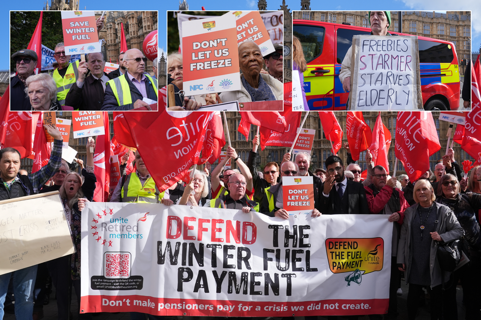 Winter Fuel Payment protests