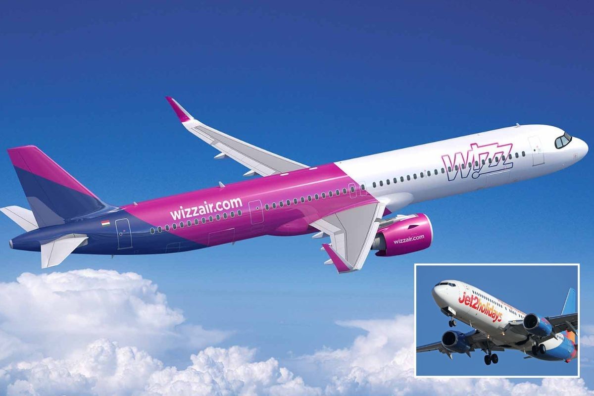 Wizz Air plane / Jet2 plane