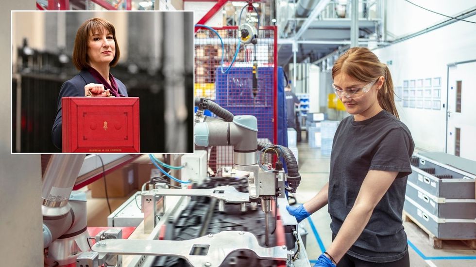 Woman in a factory