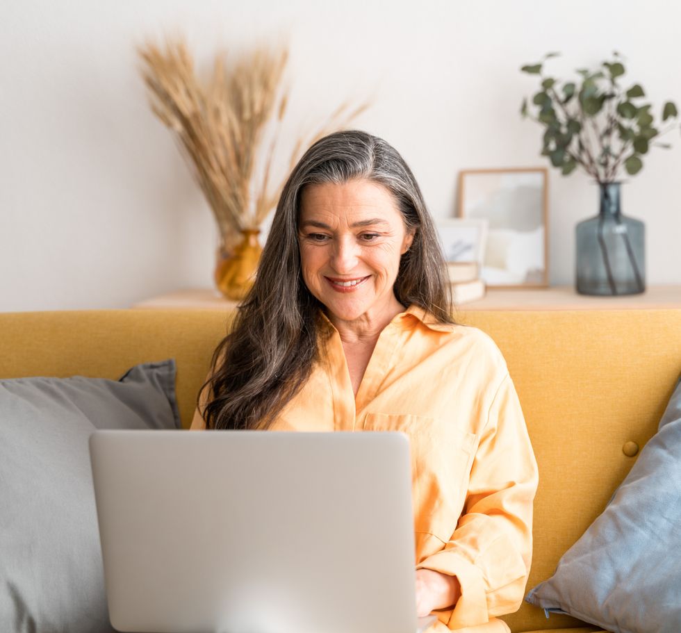 Woman on laptop