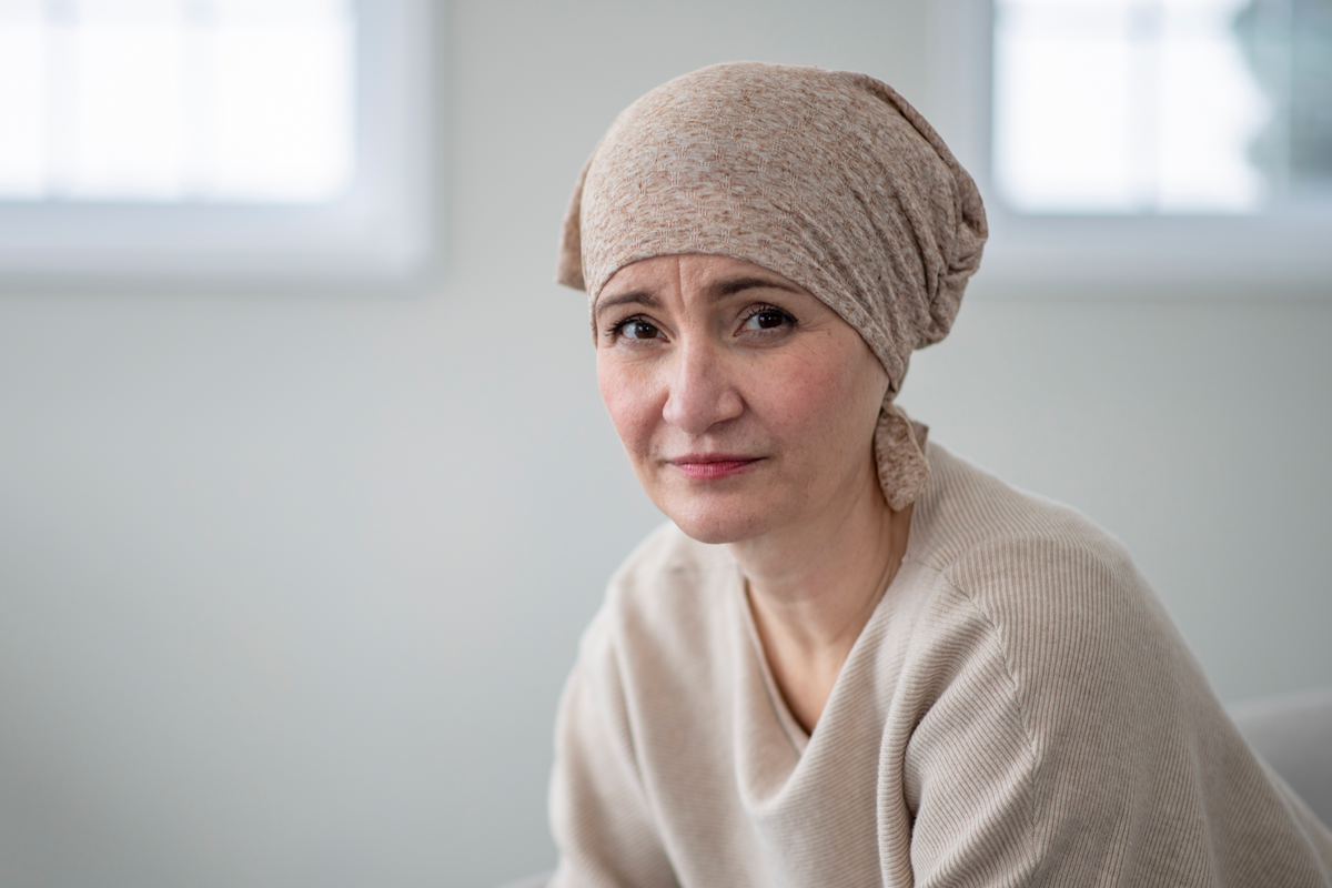 Woman with cancer 