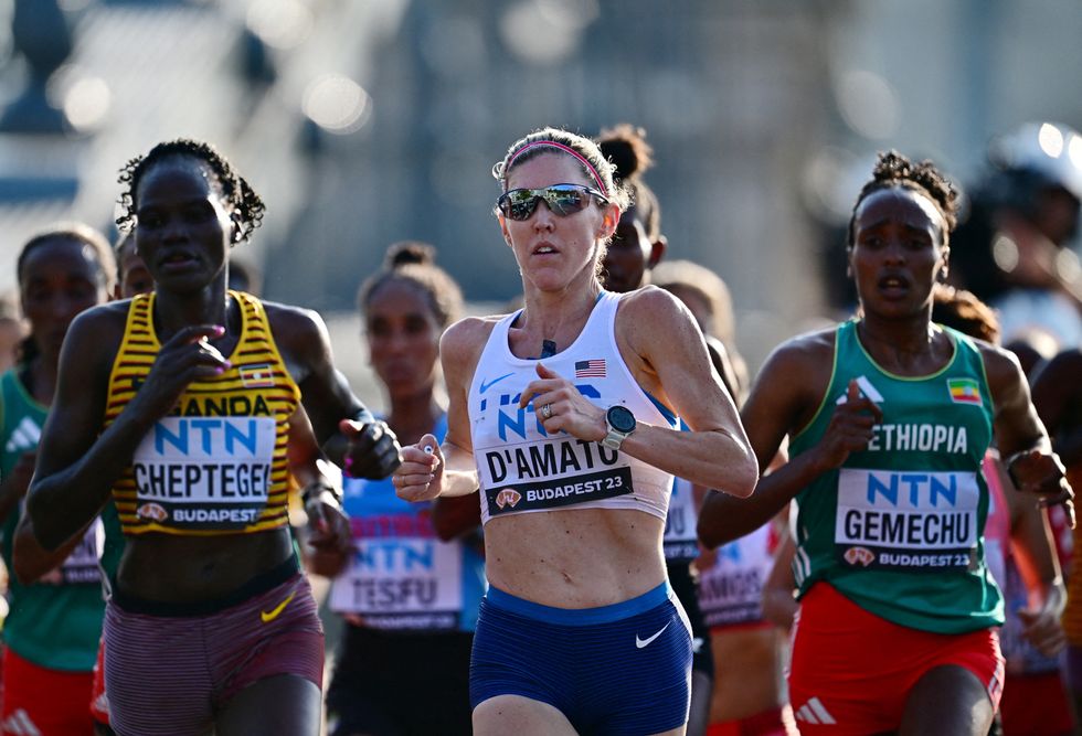 Women's marathon final at the World Athletics Championship