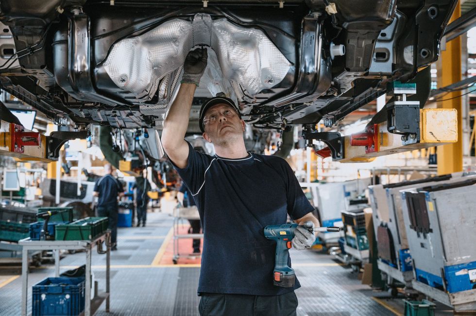 Worker at JLR Halewood Factory