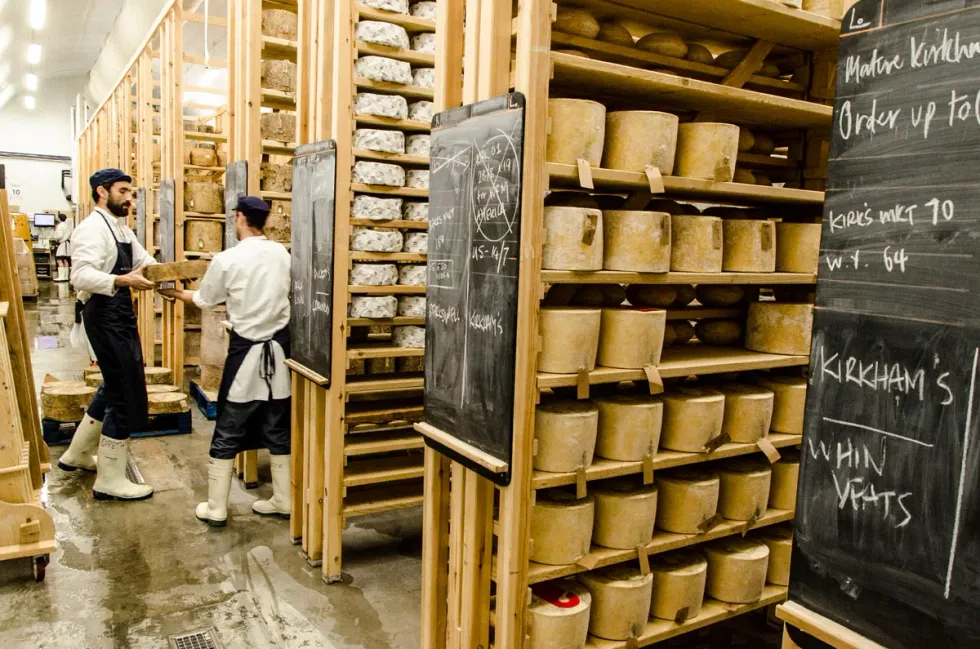 Workers at Neal's Dairy Yard