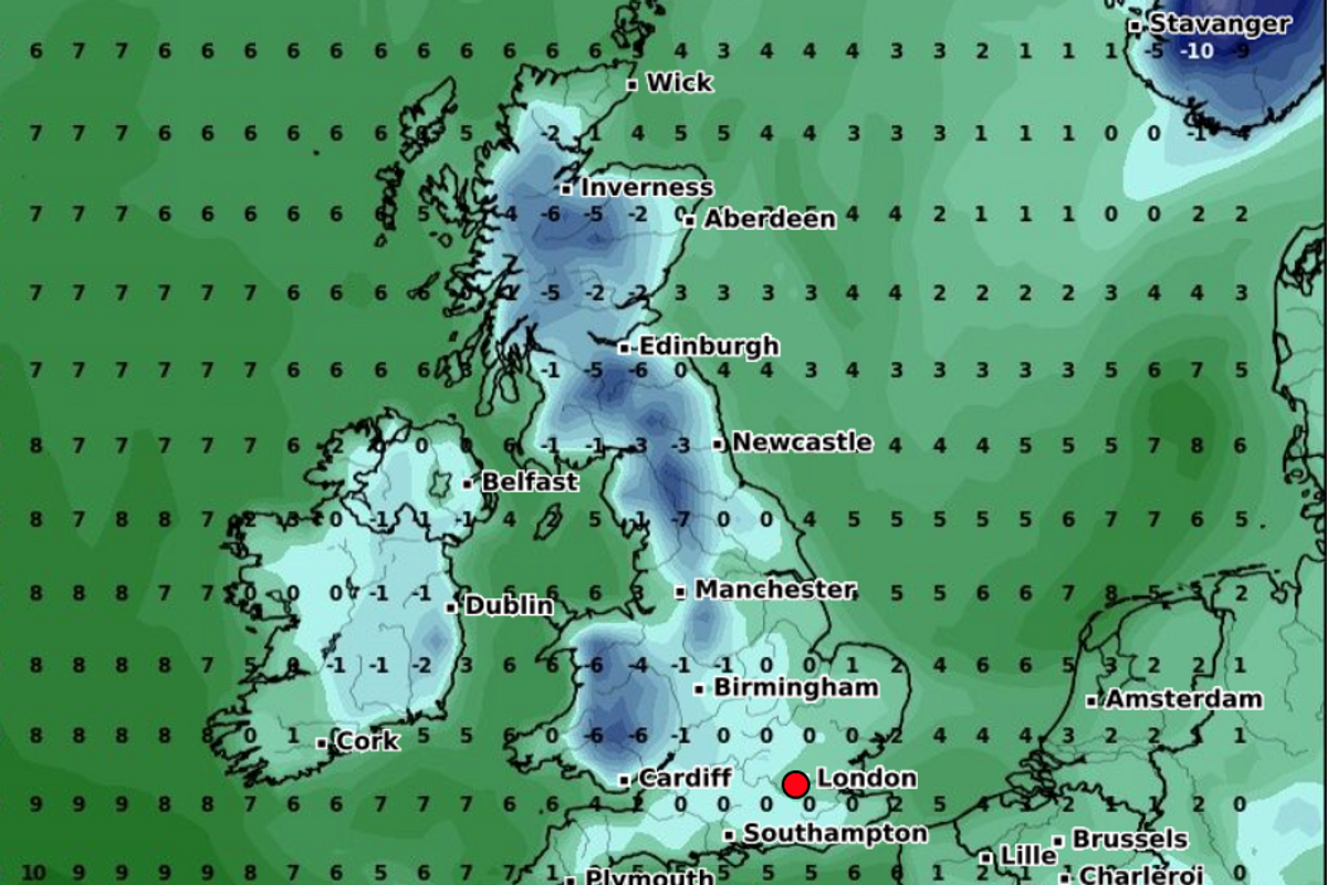 UK snow forecast Met Office confirms snow TOMORROW away as UK