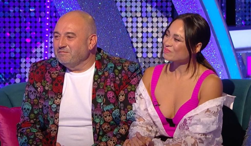 Wynne Evans and Katya Jones