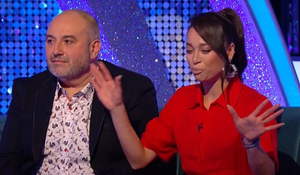 Wynne Evans and Katya Jones