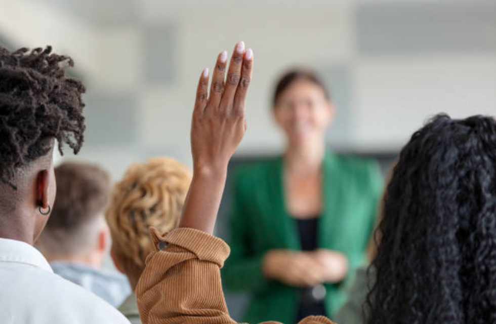 Young people in a classroom