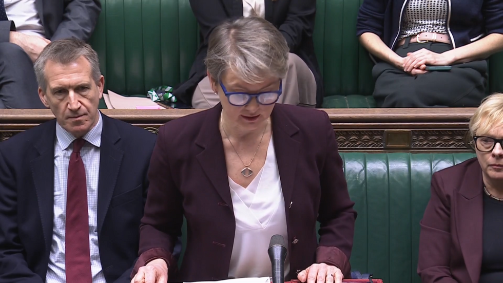 Yvette Cooper in the commons