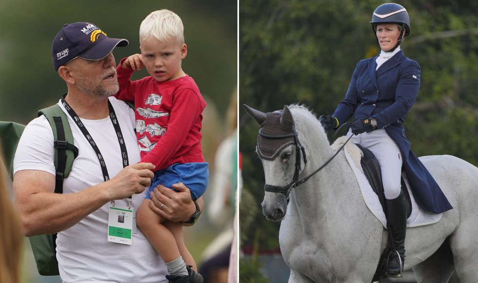 Zara Tindall and Mike Tindall