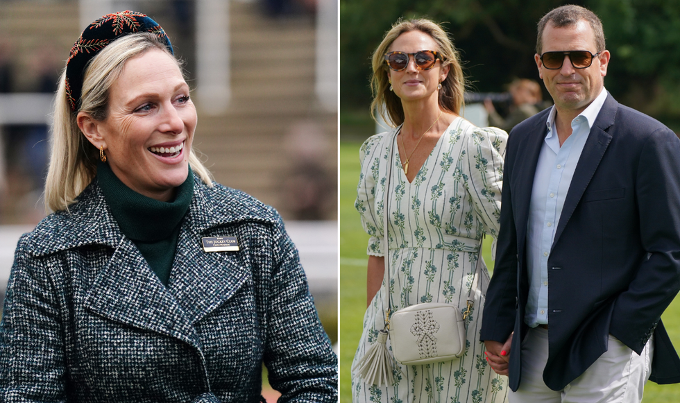 Zara Tindall and Peter Phillips