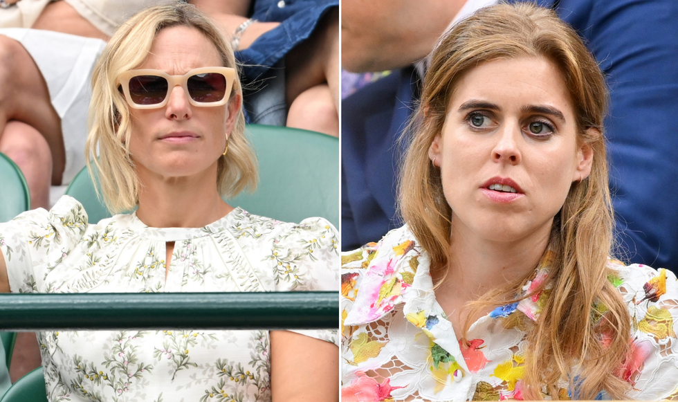 Zara Tindall and Princess Beatrice