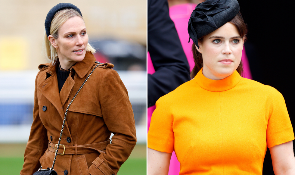 Zara Tindall and Princess Eugenie