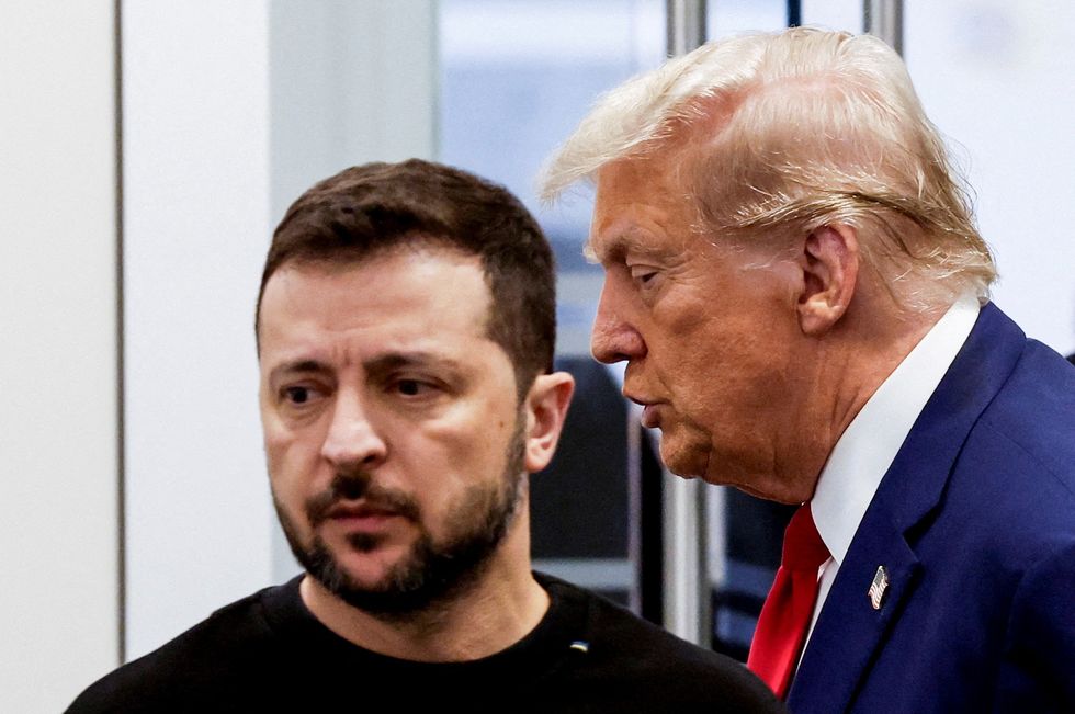 Zelensky and Trump