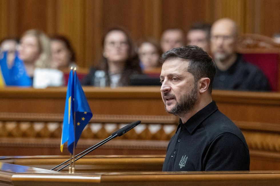 Zelensky presents victory plan to parliament