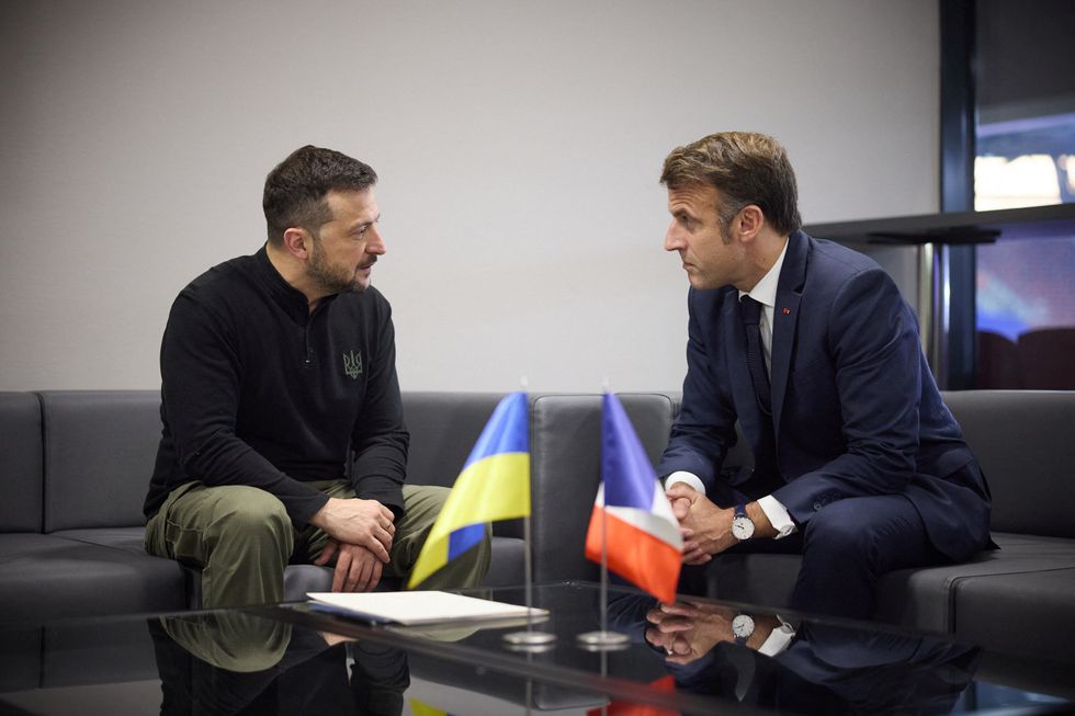 Zelenskyy and Macron