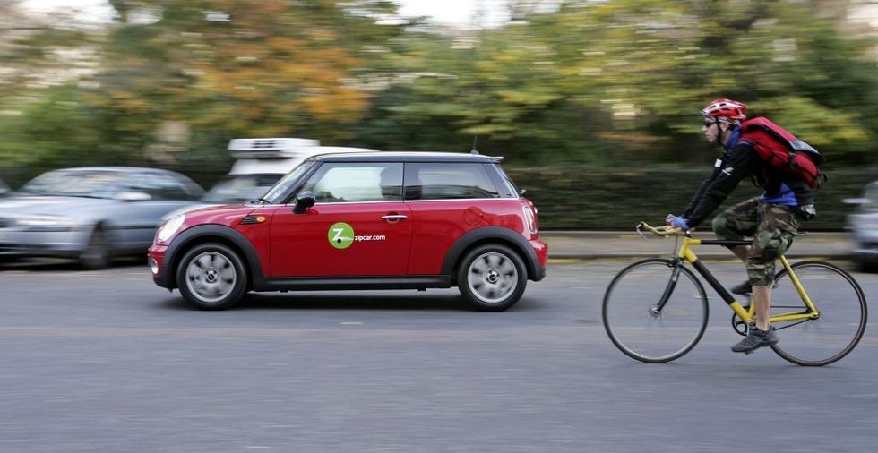 Zipcar on UK roads